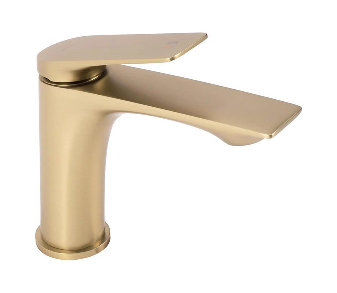 REA-B2703 - Umývadlová batéria AVALON 16,5 cm brúsené zlato REA-B2703