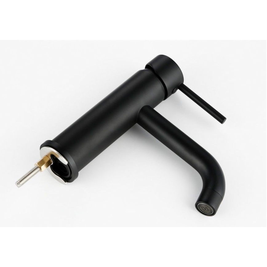 REA-B4102 - Umývadlová batéria LUNGO 16,5 cm čierna