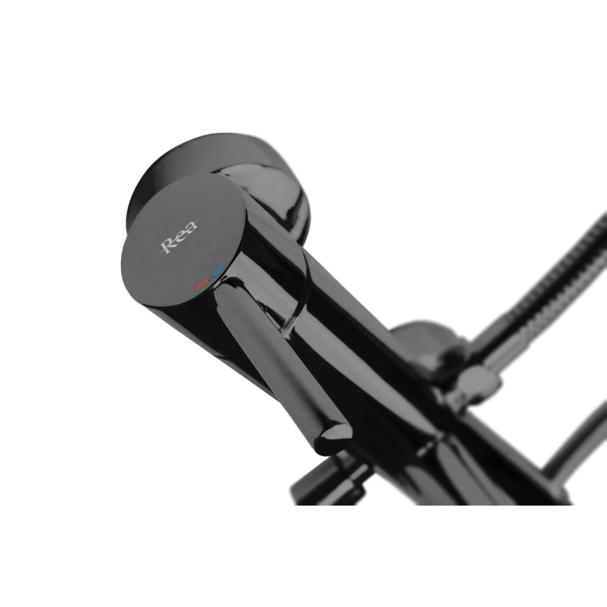 REA-B4422 - Vaňová súprava LUNGO lesklá čierna