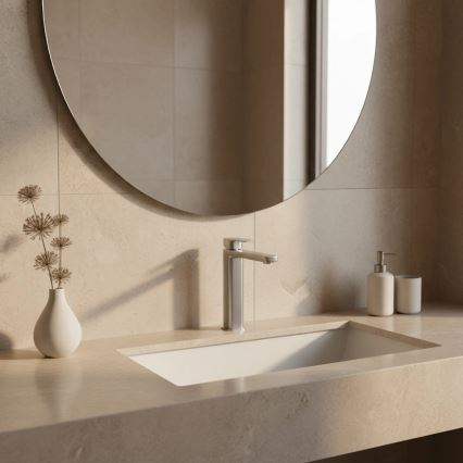 REA-B4588 - Umývadlová batéria ARLO 30 cm nikel