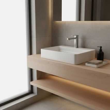 REA-B4589 - Umývadlová batéria ARLO 17 cm nikel