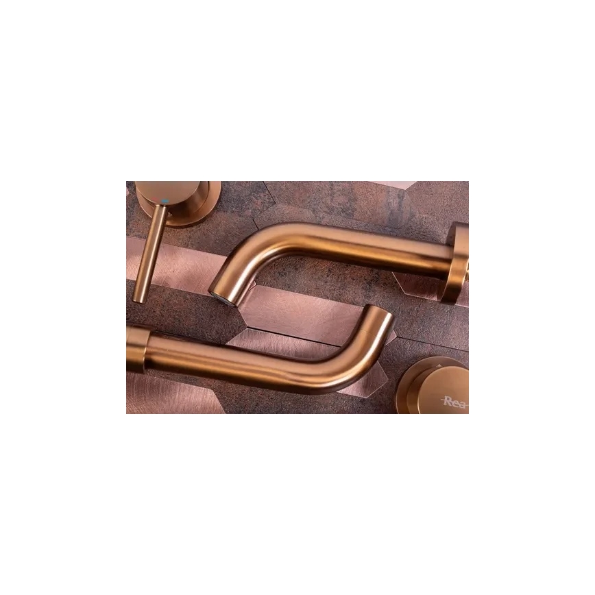 REA-B4600 - Umývadlová batéria LUNGO pre podomietkovú inštaláciu, kartáčovaná meď