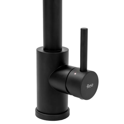 REA-B4820 - Drezová batéria s výsuvnou sprchou COLIN 42,5 cm čierna