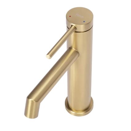 REA-B5316 - Umývadlová batéria FOSS 20,5 cm, brúsené zlato