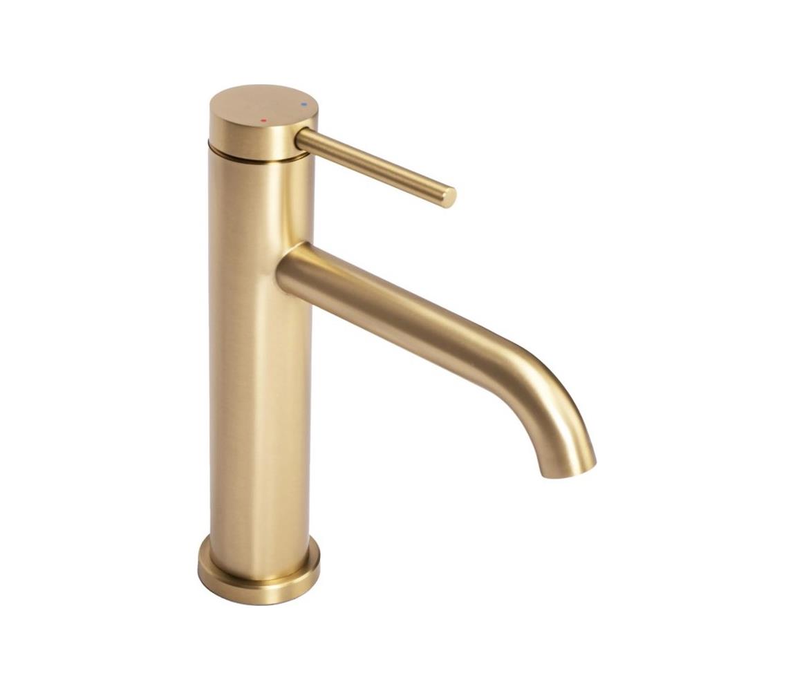 REA-B5323 - Umývadlová batéria CLIF 20,5 cm brúsené zlato REA-B5323