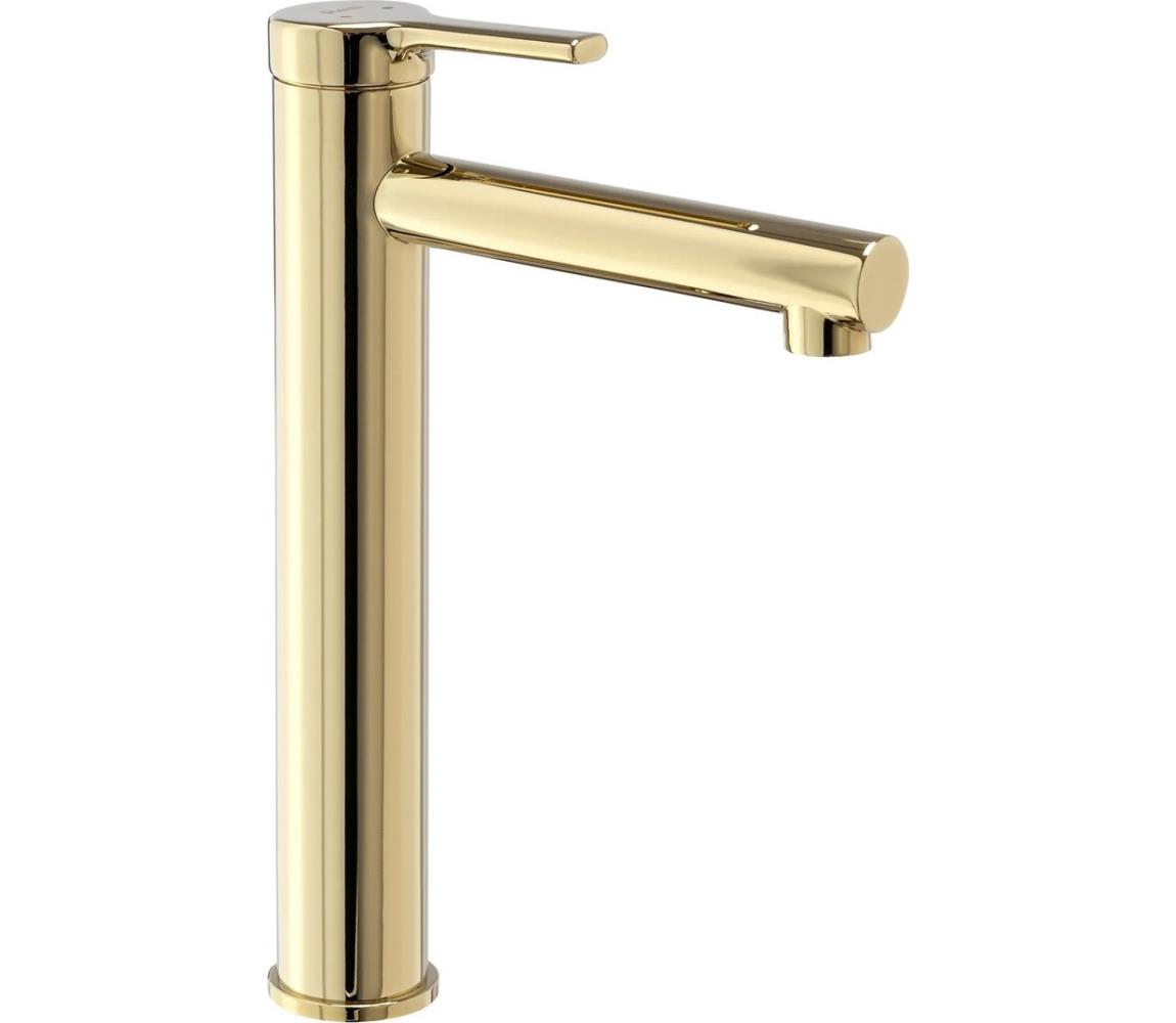 REA-B6215 - Umývadlová batéria PIXEL 27,5 cm zlatá REA-B6215