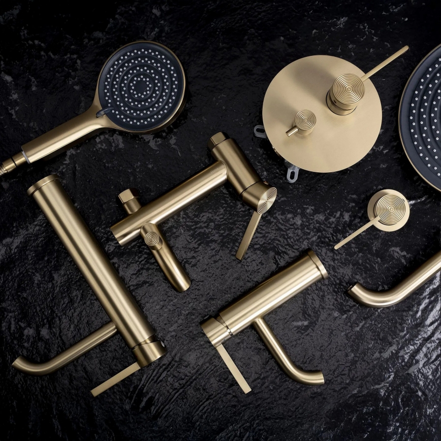 REA-B6445 - Vaňová súprava FOSTER v brúsenom zlate