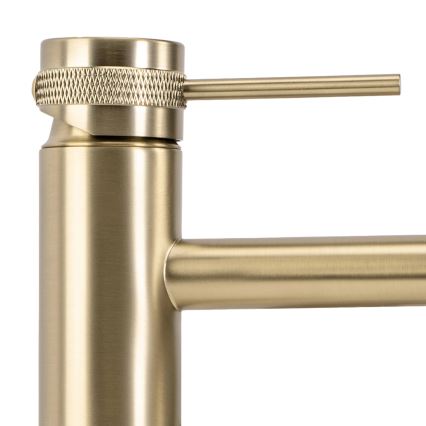 REA-B6950 - Umývadlová batéria LUNGO 16,5 cm, brúsené zlaté prevedenie