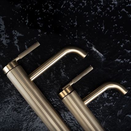 REA-B7802 - Umývadlová batéria ARGON 29,5 cm, brúsené zlato