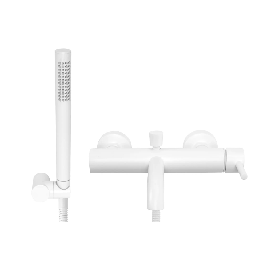 REA-B8030 - Súprava na vaňu LUNGO, matná biela