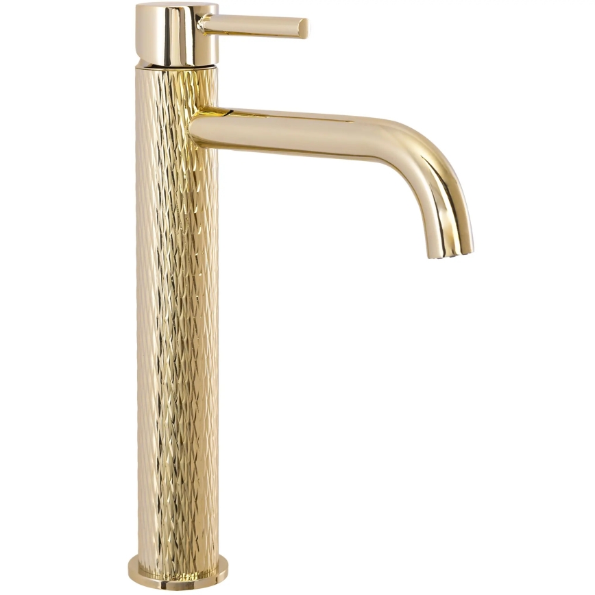REA-B8821 - Umyvadlová batéria LUNGO ART 28 cm zlatá