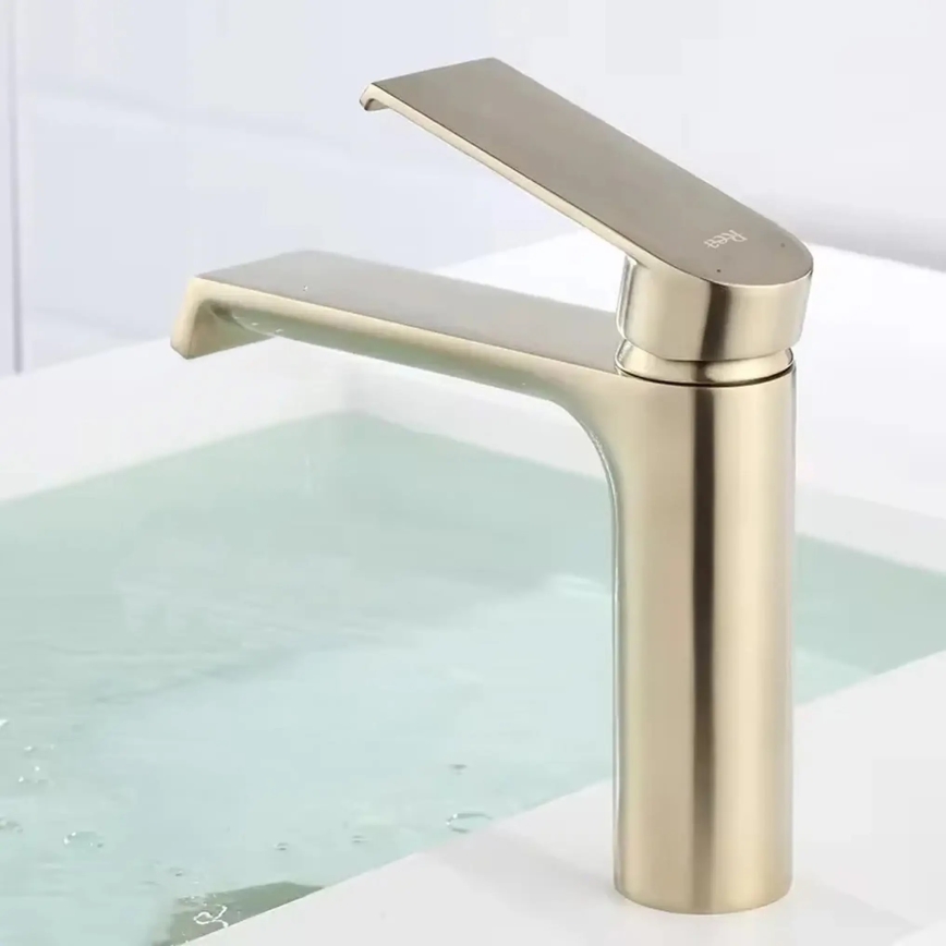 REA-B9969 - Umývadlová batéria HASS 15 cm brúsená zlatá