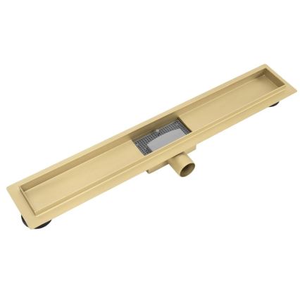 REA-G2562 - Odtokový žľab NEOX 70 cm nerezová oceľ/zlatá