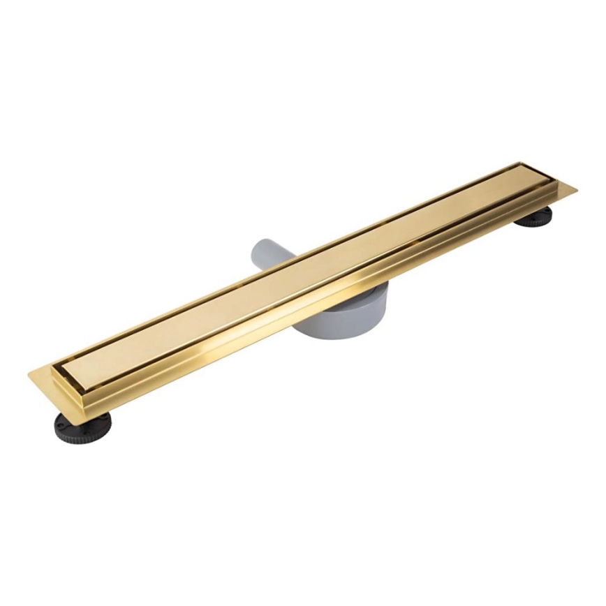 REA-G2702 - Odtokový žľab NEOX PRO 70 cm nerezová oceľ/brúsené zlato