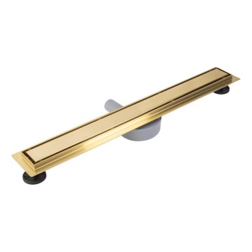 REA-G2704 - Odtokový žľab NEOX PRO 90 cm nerezová oceľ/brúsené zlato