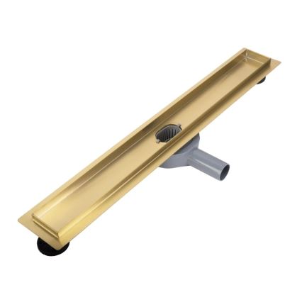REA-G2704 - Odtokový žľab NEOX PRO 90 cm nerezová oceľ/brúsené zlato