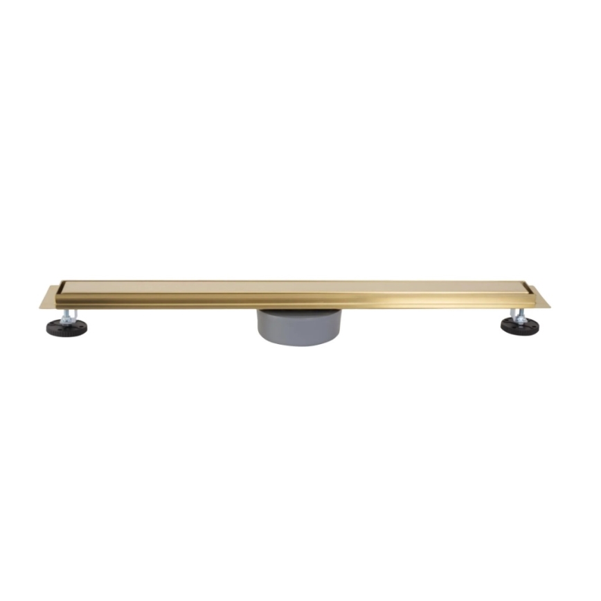 REA-G2704 - Odtokový žľab NEOX PRO 90 cm nerezová oceľ/brúsené zlato