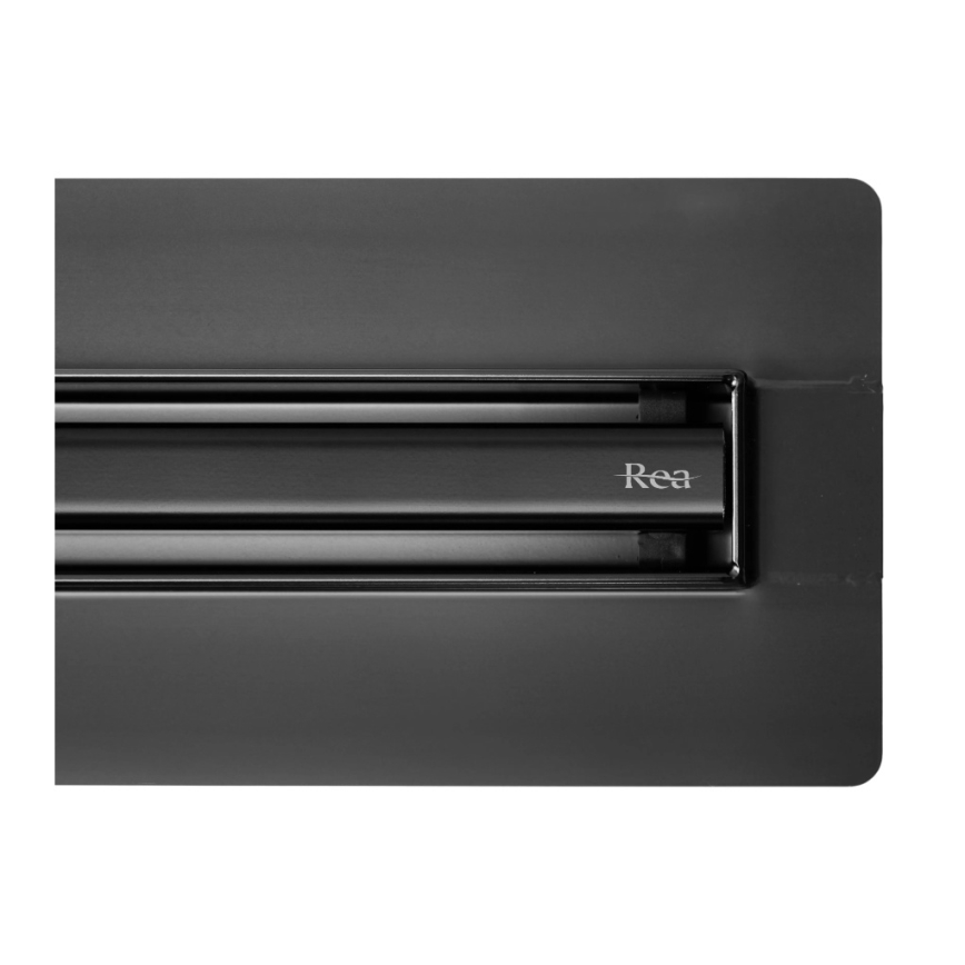 REA-G2710 - Odtokový žľab NEOX SLIM 70 cm nerezová oceľ/čierna