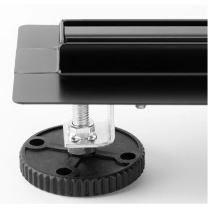 REA-G2710 - Odtokový žľab NEOX SLIM 80 cm nerezová oceľ/čierna