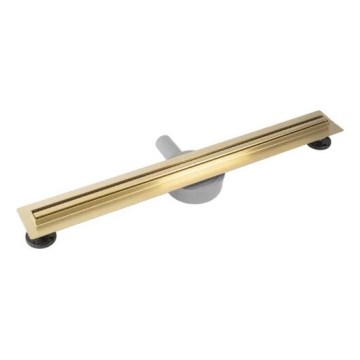 REA-G2714 - Odtokový žľab NEOX SLIM 70 cm nerezová oceľ/brúsené zlato