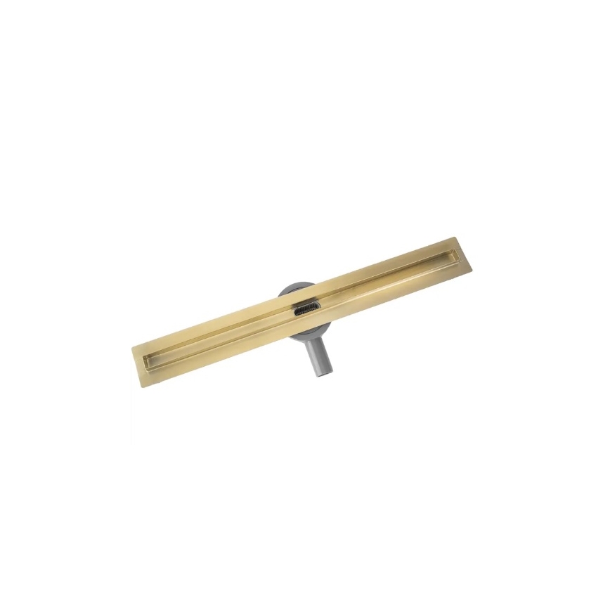 REA-G2714 - Odtokový žľab NEOX SLIM 70 cm nerezová oceľ/brúsené zlato