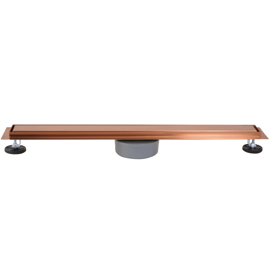 REA-G4802 - Odtokový žľab NEOX PRO 80 cm kartáčovaná meď