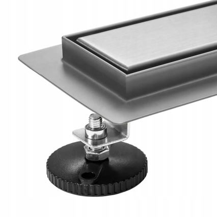 REA-G5810 - Odtokový žľab NEOX PRO 90 cm, niklový