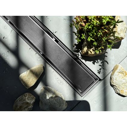 REA-G5811 - Odtokový žľab NEOX PRO 100 cm niklový