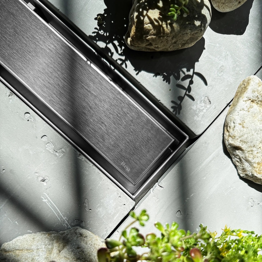 REA-G5811 - Odtokový žľab NEOX PRO 100 cm niklový