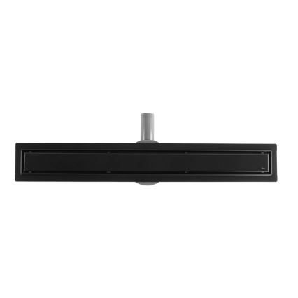 REA-G7802 - Odtokový žľab NEOX PRO 70 cm nerezová oceľ/čierna