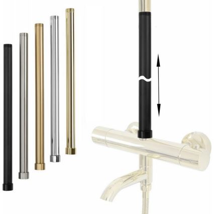 REA-K0891-Predlžovacia tyč pre sprchovú/vaňovú súpravu 51,5 cm brúsené zlato