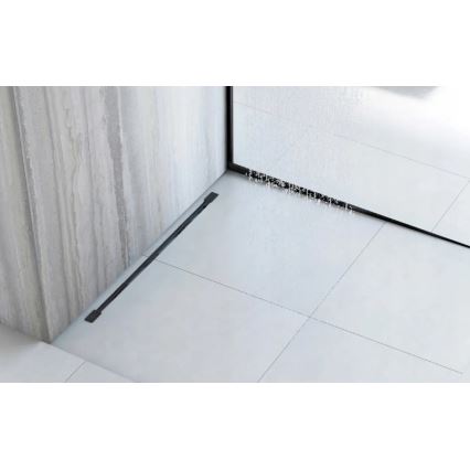 REA-K3218 - Spádová lišta 140 cm čierna