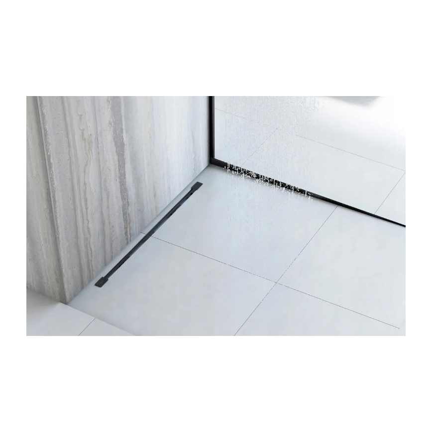 REA-K3218 - Spádová lišta 140 cm čierna