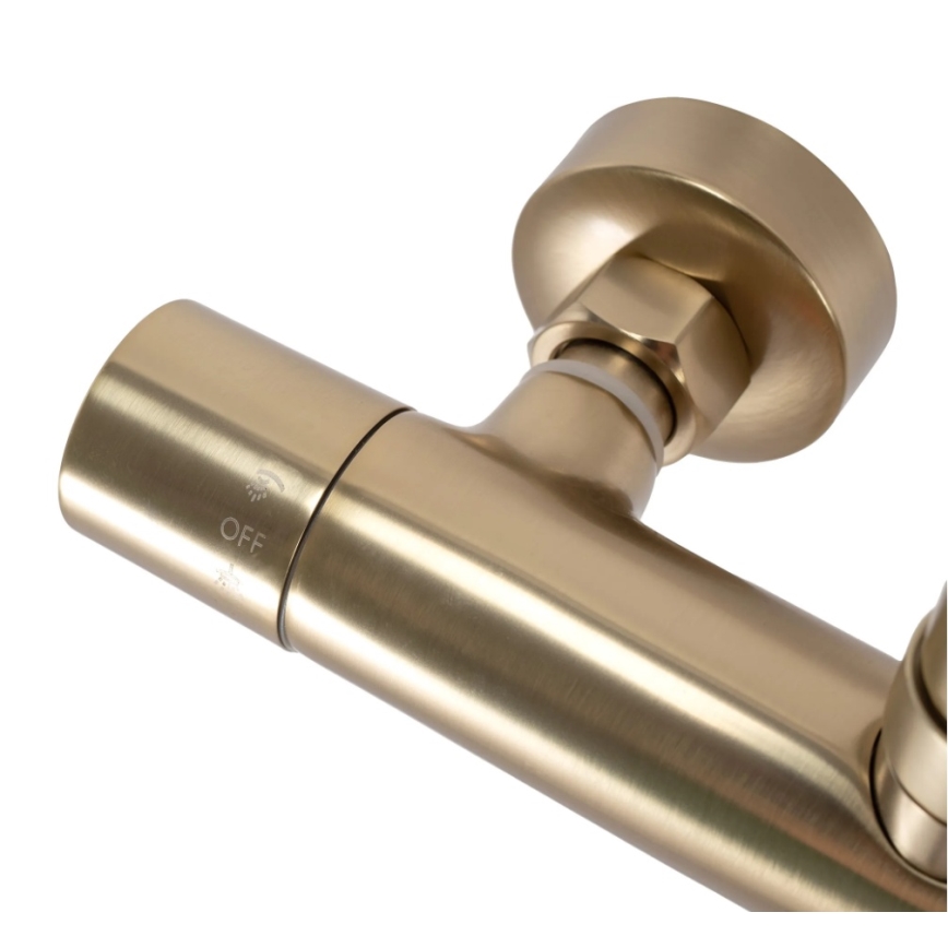 REA-P2323 - Sprchová súprava s termostatickou batériou PAROT brúsené zlato