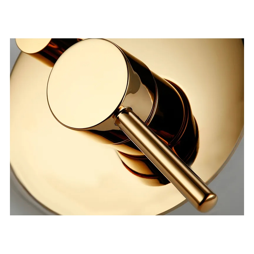 REA-P4110 - Sprchová súprava s podomietkovou batériou LUNGO zlatá