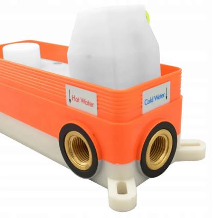 REA-P4110 - Sprchová súprava s podomietkovou batériou LUNGO zlatá