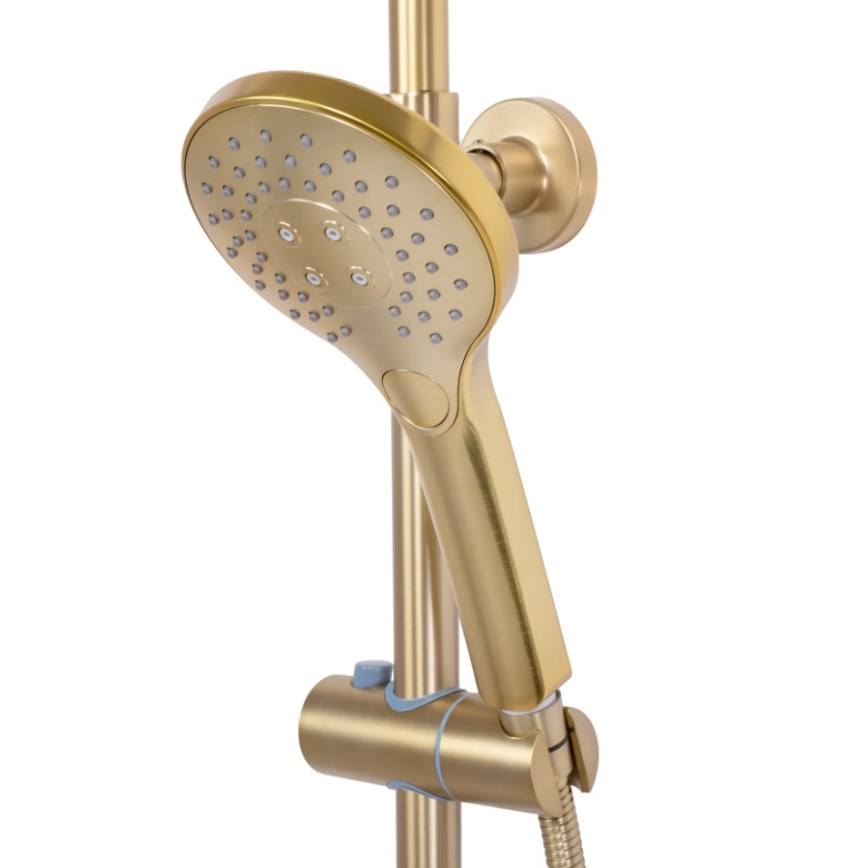 REA-P6602 - Sprchová sada s termostatickou batériou VINCENT v brúsenom zlate