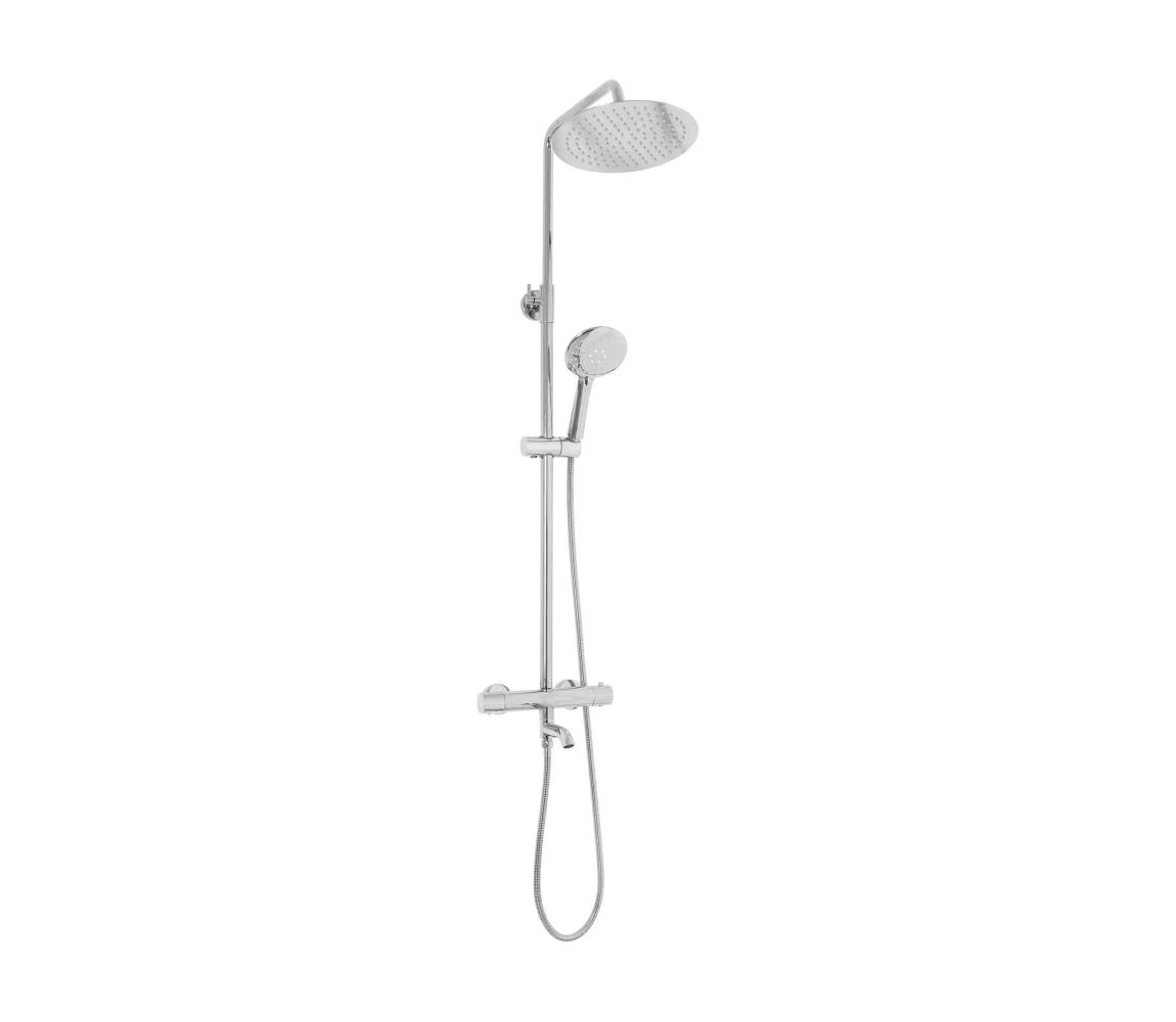 REA-P6607 - Sprchová súprava s termostatickou batériou LUNGO v lesklom chróme REA-P6607