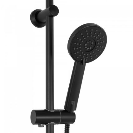 REA-P8804 - Sprchová súprava s termostatickou batériou BLISS v matnej čiernej