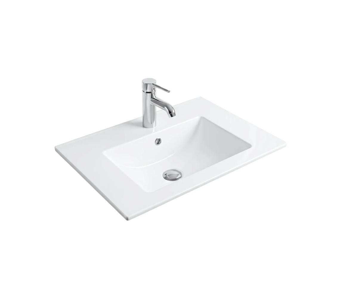 REA-U0040 - Zapustené umývadlo DAFNE 46,5x76 cm keramika/lesklá biela REA-U0040