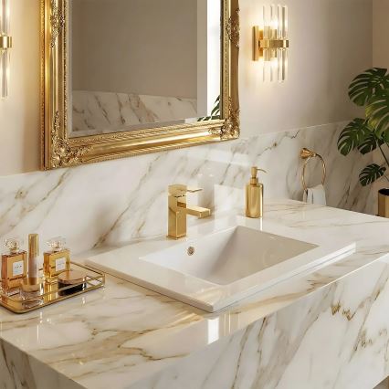 REA-U0040 - Zapustené umývadlo DAFNE 46,5x76 cm keramika/lesklá biela