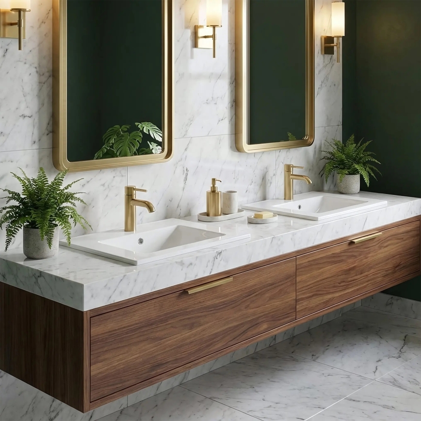 REA-U0040 - Zapustené umývadlo DAFNE 46,5x76 cm keramika/lesklá biela