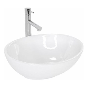 REA-U0133 - Nadpultové umývadlo SOFIA 34,5x41 cm keramika/lesklá biela