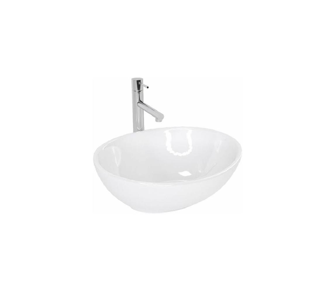 REA-U0133 - Nadpultové umývadlo SOFIA 34,5x41 cm keramika/lesklá biela REA-U0133