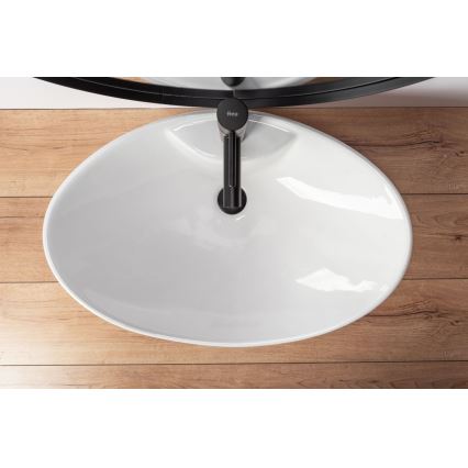 REA-U0160 - Umývadlo na dosku ROSA 38,5x58,5 cm keramika/lesklá biela