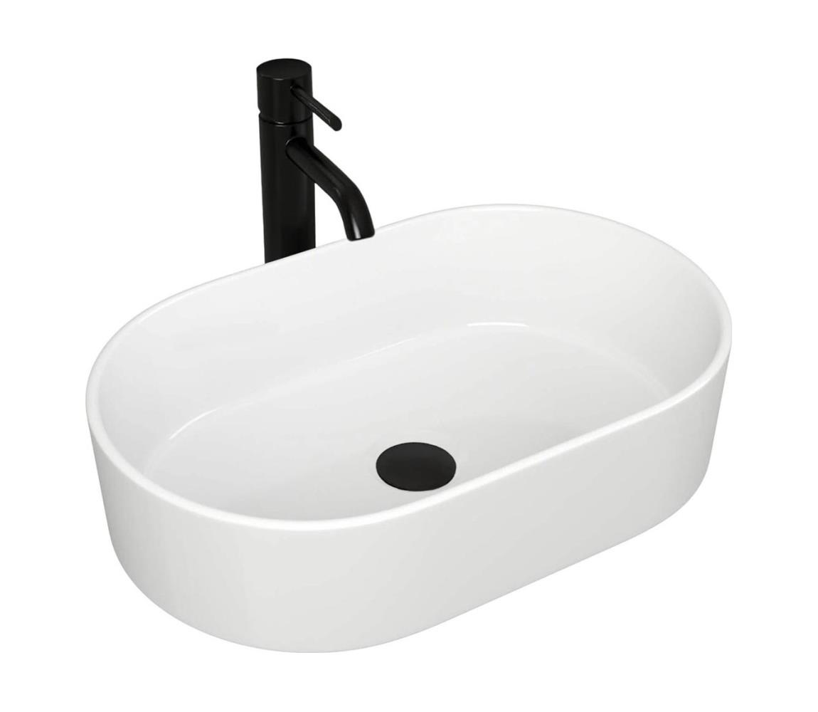 REA-U0600 - Umývadlo na dosku ALMA 36x57 cm keramika/lesklá biela REA-U0600