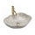 REA-U0620 - Umývadlo na dosku PEARL 38x50,5 cm keramika/šedá/béžová/imitácia kameňa