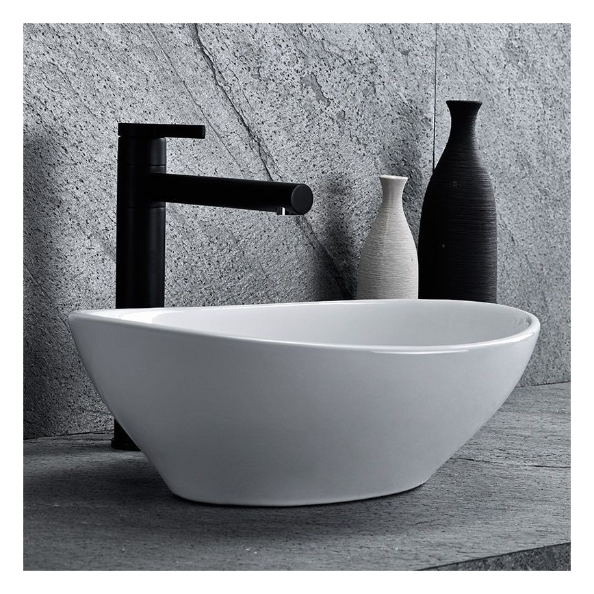 REA-U0623 - Umývadlo na dosku SOFIA MINI 27x34 cm keramika/lesklá biela