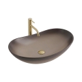 REA-U0626 - Umývadlo na dosku ROYAL 36x62 cm keramika/hnedá