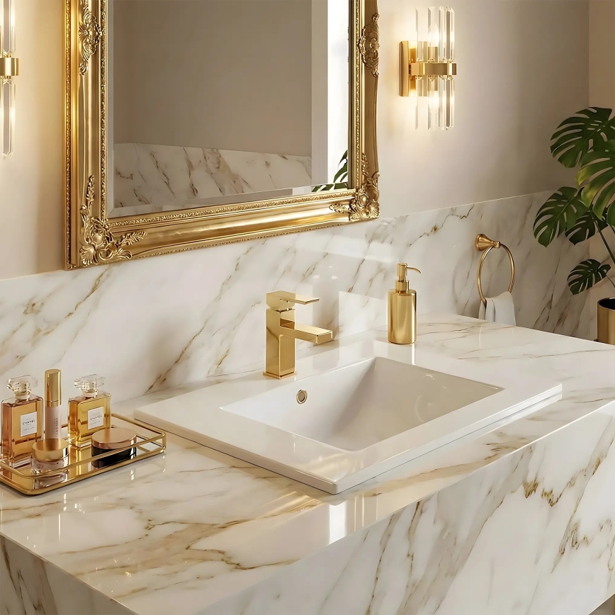 REA-U0786 - Zapustené umývadlo DAFNE 47x62 cm keramika/lesklá biela